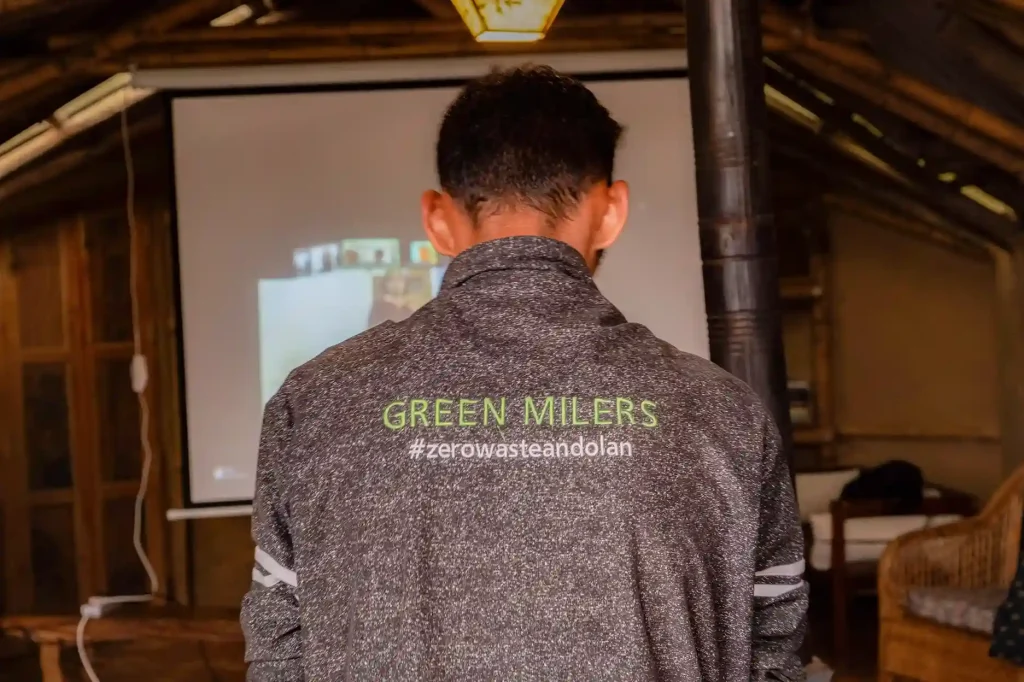 Yoga sessions for our waste management team “The Green Milers” at TIEEDI, Darjeeling