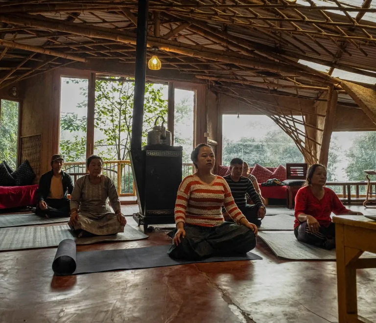 Yoga Sessions With Our Waste-Management Team at Tieedi